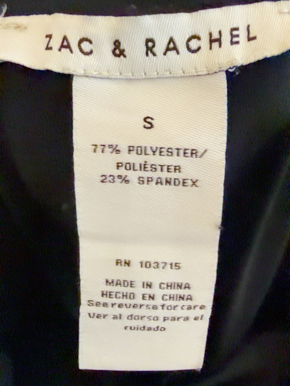 Zac & Rachel Black Stretch Pull On Ankle Pants Zip Pockets Size Small - Picture 4 of 7